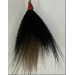 Bucktail 3 Color Tie:  Black, Black, Brown