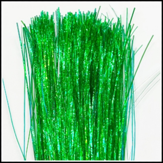 Crackle Green Tinsel - New for 2024